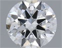 Natural Diamond 0.41 Carats, Round with Excellent Cut, H Color, VVS2 Clarity and Certified by GIA