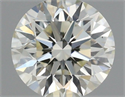 Natural Diamond 0.52 Carats, Round with Excellent Cut, J Color, VS1 Clarity and Certified by IGI