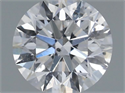 Natural Diamond 0.70 Carats, Round with Excellent Cut, D Color, SI2 Clarity and Certified by GIA