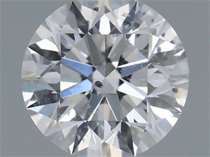 Picture of Natural Diamond 0.70 Carats, Round with Excellent Cut, D Color, SI2 Clarity and Certified by GIA