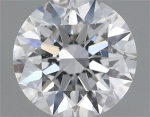 Picture of Natural Diamond 0.53 Carats, Round with Excellent Cut, E Color, SI1 Clarity and Certified by GIA