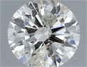 Natural Diamond 0.52 Carats, Round with Excellent Cut, H Color, I1 Clarity and Certified by IGI