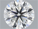 Natural Diamond 0.80 Carats, Round with Very Good Cut, H Color, SI2 Clarity and Certified by GIA