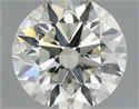 Natural Diamond 0.81 Carats, Round with Excellent Cut, J Color, VS1 Clarity and Certified by IGI