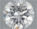 Natural Diamond 0.40 Carats, Round with Excellent Cut, F Color, SI2 Clarity and Certified by GIA
