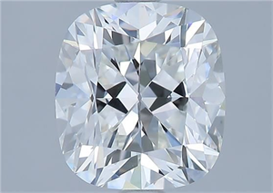 Foto Diamante Natural 2.02 quilates, Del cojín , Color G, claridad VVS1 y certificado GIA de