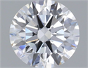 Lab Grown Diamond 0.87 Carats, Round with Ideal Cut, E Color, VVS2 Clarity and Certified by IGI