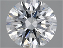 Lab Grown Diamond 3.27 Carats, Round with Ideal Cut, E Color, VVS2 Clarity and Certified by IGI
