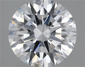 Picture of Lab Grown Diamond 3.27 Carats, Round with Ideal Cut, E Color, VVS2 Clarity and Certified by IGI