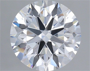 Picture of Lab Grown Diamond 3.17 Carats, Round with Ideal Cut, F Color, IF Clarity and Certified by IGI