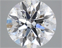 Lab Grown Diamond 3.49 Carats, Round with Excellent Cut, E Color, VVS2 Clarity and Certified by IGI
