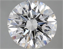 Diamante Natural 3.01 quilates, Redondo , Color E, claridad VVS1 y certificado GIA