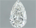 Natural Diamond 0.50 Carats, Pear with  Cut, H Color, IF Clarity and Certified by IGI