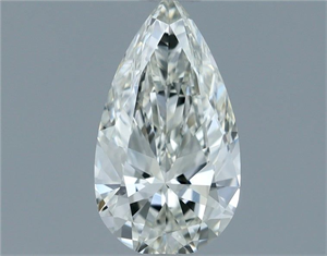 Picture of Natural Diamond 0.70 Carats, Pear with  Cut, G Color, IF Clarity and Certified by IGI