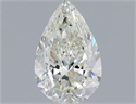 Natural Diamond 0.52 Carats, Pear with  Cut, H Color, SI1 Clarity and Certified by IGI