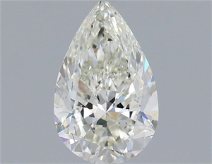 Picture of Natural Diamond 0.52 Carats, Pear with  Cut, H Color, SI1 Clarity and Certified by IGI
