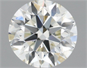 Diamante Natural 1.24 quilates, Redondo , Color J, claridad VVS1 y certificado IGI