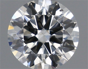 Picture of Natural Diamond 0.40 Carats, Round with Excellent Cut, G Color, SI1 Clarity and Certified by IGI