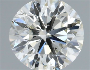 Picture of Natural Diamond 0.70 Carats, Round with Excellent Cut, H Color, SI2 Clarity and Certified by IGI