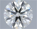 Natural Diamond 0.70 Carats, Round with Excellent Cut, H Color, SI2 Clarity and Certified by IGI