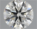 Natural Diamond 0.70 Carats, Round with Excellent Cut, I Color, SI2 Clarity and Certified by IGI