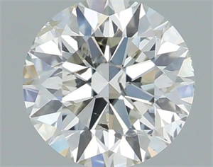 Picture of Natural Diamond 0.70 Carats, Round with Excellent Cut, H Color, SI2 Clarity and Certified by IGI