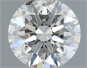 Diamante Natural 0.41 quilates, Redondo , Color H, claridad SI1 y certificado IGI