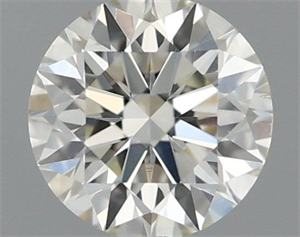 Picture of Natural Diamond 0.41 Carats, Round with Excellent Cut, I Color, VS2 Clarity and Certified by IGI