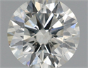 Natural Diamond 0.42 Carats, Round with Excellent Cut, K Color, SI1 Clarity and Certified by IGI