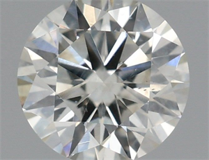 Picture of Natural Diamond 0.42 Carats, Round with Excellent Cut, K Color, SI1 Clarity and Certified by IGI