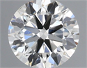 Natural Diamond 0.41 Carats, Round with Excellent Cut, H Color, SI1 Clarity and Certified by IGI
