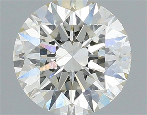 Picture of Natural Diamond 0.60 Carats, Round with Excellent Cut, J Color, SI1 Clarity and Certified by IGI