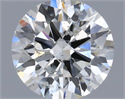 Natural Diamond 0.70 Carats, Round with Excellent Cut, H Color, SI2 Clarity and Certified by IGI