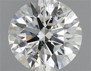 Picture of Natural Diamond 0.70 Carats, Round with Excellent Cut, H Color, SI2 Clarity and Certified by IGI