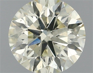 Picture of Natural Diamond 0.71 Carats, Round with Excellent Cut, N Color, SI1 Clarity and Certified by IGI