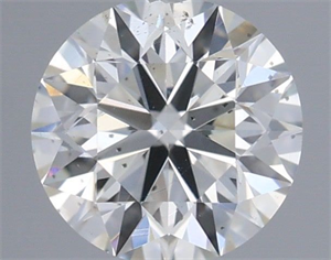 Picture of Natural Diamond 0.40 Carats, Round with Excellent Cut, G Color, SI1 Clarity and Certified by IGI
