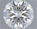 Natural Diamond 0.41 Carats, Round with Excellent Cut, G Color, SI1 Clarity and Certified by IGI