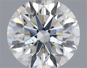 Picture of Natural Diamond 0.40 Carats, Round with Excellent Cut, G Color, SI1 Clarity and Certified by IGI