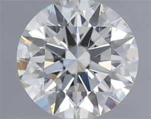 Picture of Natural Diamond 0.41 Carats, Round with Excellent Cut, H Color, SI1 Clarity and Certified by IGI