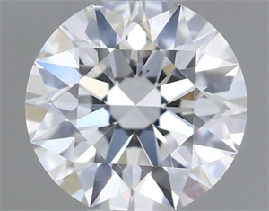 Foto Diamante Natural 0.40 quilates, Redondo , Color F, claridad SI2 y certificado GIA de