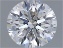Natural Diamond 0.50 Carats, Round with Very Good Cut, F Color, VS2 Clarity and Certified by GIA