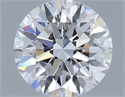 Del inventario de diamantes de laboratorio, 1.15 quilates, Redondo , Color D, claridad VVS2 y certificado IGI