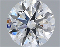 Del inventario de diamantes de laboratorio, 1.11 quilates, Redondo , Color E, claridad VVS2 y certificado IGI