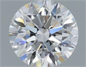 Del inventario de diamantes de laboratorio, 1.19 quilates, Redondo , Color D, claridad VVS2 y certificado IGI