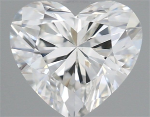 Picture of Natural Diamond 0.42 Carats, Heart with  Cut, I Color, VS2 Clarity and Certified by GIA