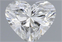 Natural Diamond 0.40 Carats, Heart with  Cut, I Color, SI1 Clarity and Certified by GIA