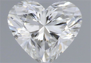 Picture of Natural Diamond 0.40 Carats, Heart with  Cut, I Color, SI1 Clarity and Certified by GIA