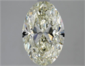 Natural Diamond 2.50 Carats, Oval with  Cut, I Color, SI1 Clarity and Certified by IGI