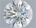 Diamante Natural 0.41 quilates, Redondo , Color I, claridad VVS1 y certificado GIA