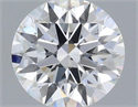 Natural Diamond 0.52 Carats, Round with Excellent Cut, G Color, VS2 Clarity and Certified by GIA